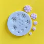 Molde de silicona con textura para hacer flores