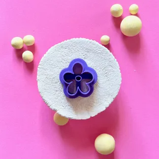 Cortador para arcilla polimerica (simétrico) - flor del bosque