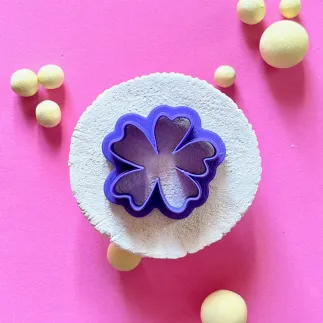 Cortador para arcilla polimerica (simétrico) - flor cosmos orgánicos