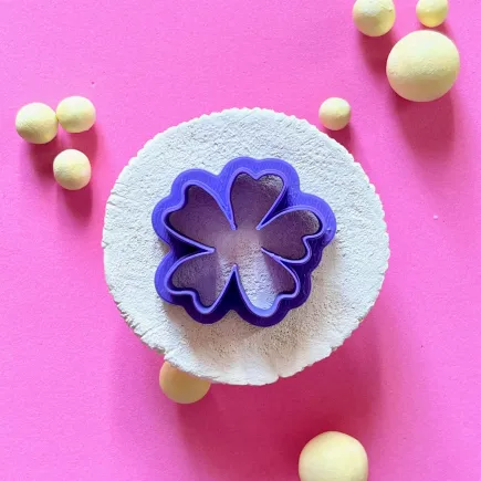 Cortador para arcilla polimerica (simétrico) - flor cosmos orgánicos