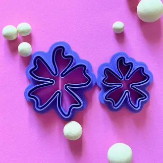 Cortador para arcilla polimerica: flor cosmos con borde - Lylo Tools