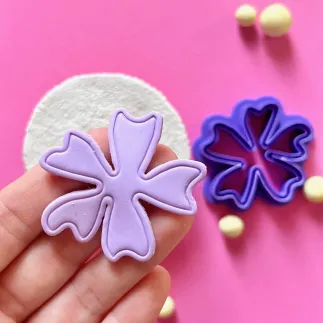 Cortador para arcilla polimerica: flor cosmos con borde - Lylo Tools