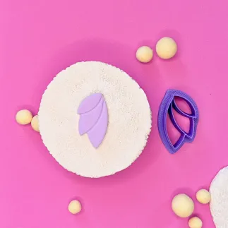 Cortador para arcilla polimerica: flor 3 pétalos - Lylo Tools