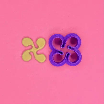 Cortador para arcilla polimerica: Lauburu | Cuatrisquel - Lylo Tools