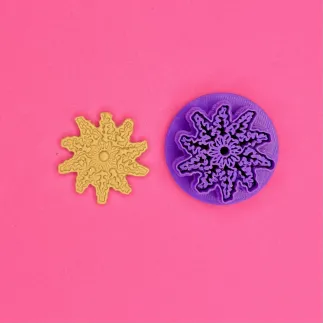 Cortador para arcilla polimerica: flor Eguzkilore - Lylo Tools