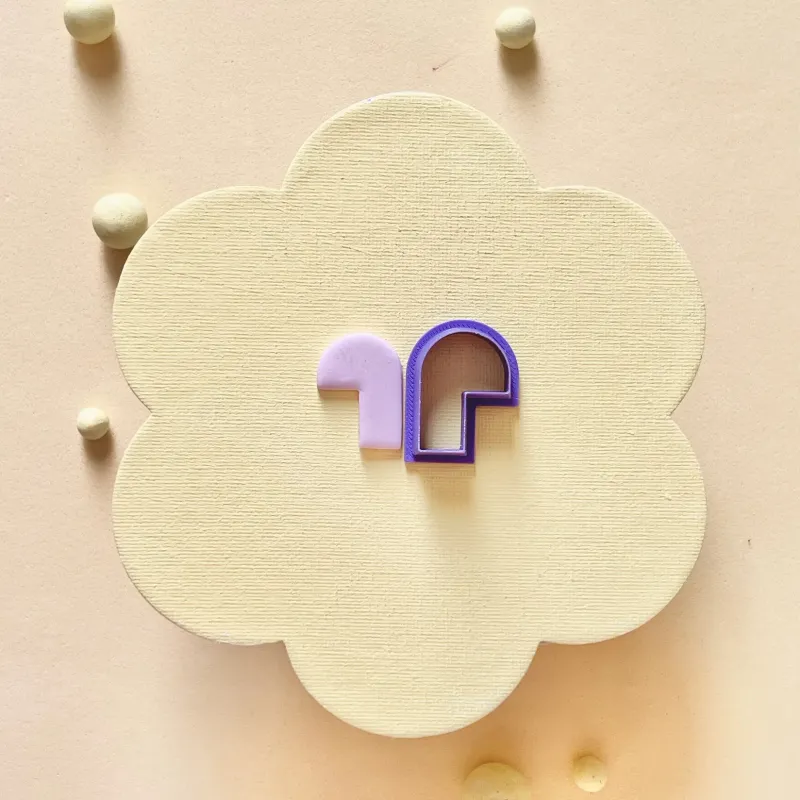 Cortador arcilla polimérica - Arco una pata