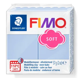Arcilla polimérica FIMO Soft: azul serenidad - Lylo Tools