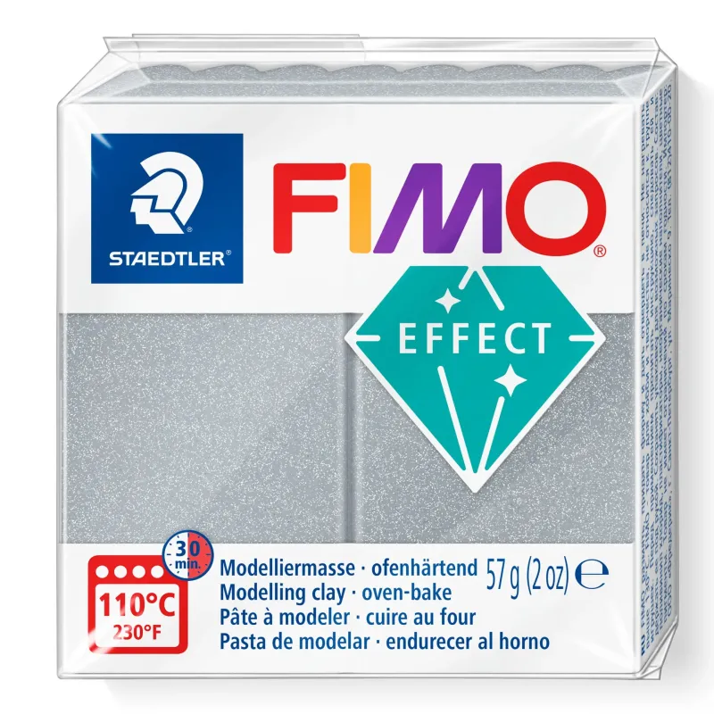 Arcilla polimérica FIMO Effect - plata metalizado Arcilla polimérica FIMO Effect - plata metalizado