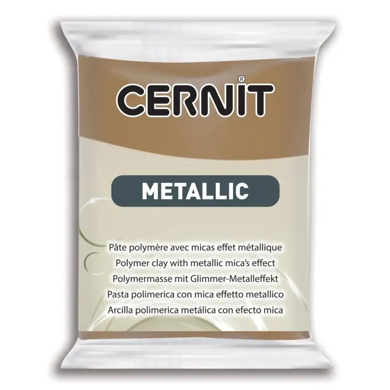 Arcilla polimerica Cernit Metálico - Bronce antiguo 56gr