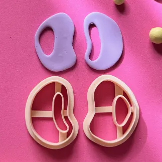 Cortador arcilla polimérica - set orgánico