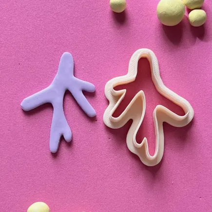 Cortador arcilla polimérica: coral - Lylo Tools