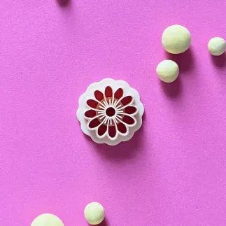 Cortador arcilla polimérica: margarita con marcas - Lylo Tools