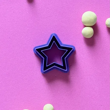 Cortador arcilla polimérica - estrella fina