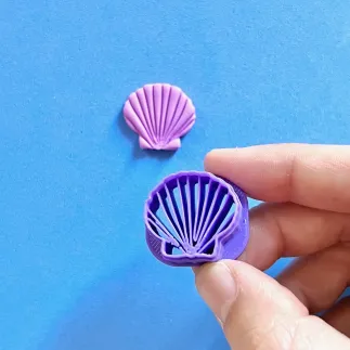 Cortador arcilla polimérica: vieira - Lylo Tools