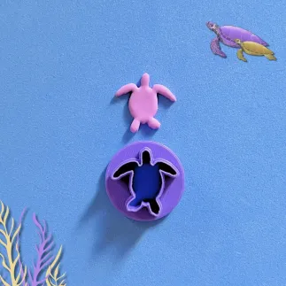 Cortador arcilla polimérica: tortuga marina - Lylo Tools