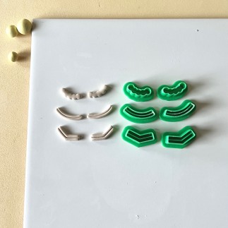 Pack cortadores arcilla polimérica: earcuffs - Lylo Tools