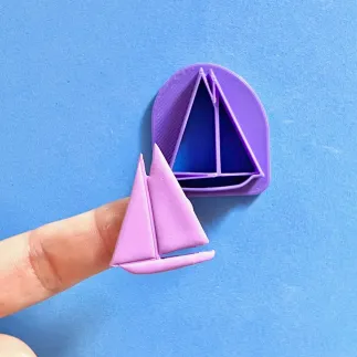 Cortador arcilla polimérica: velero - Lylo Tools