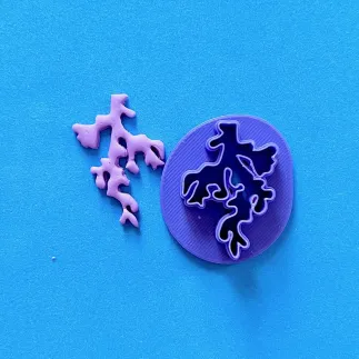 Cortador arcilla polimérica: coral forma 1 - Lylo Tools