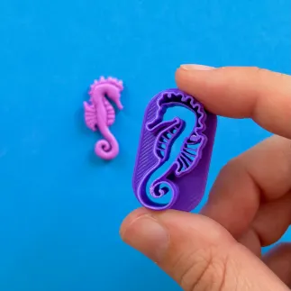 Cortador arcilla polimérica: caballito de mar - Lylo Tools