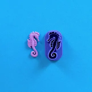 Cortador arcilla polimérica - caballito de mar