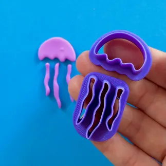 Cortador arcilla polimérica: set medusa - Lylo Tools