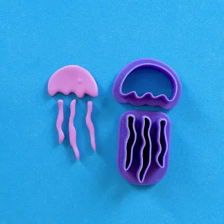 Cortador arcilla polimérica - set medusa