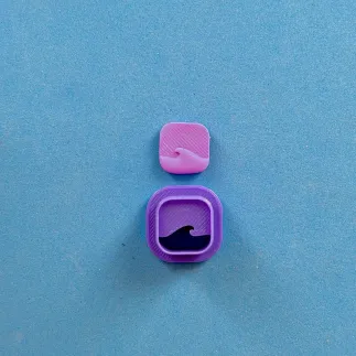 Cortador arcilla polimérica: ola relieve - Lylo Tools