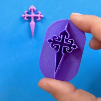 Cortador arcilla polimérica: cruz de Santiago - Lylo Tools
