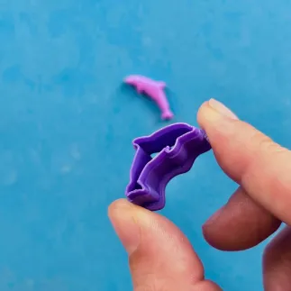 Cortador arcilla polimérica: delfín - Lylo Tools