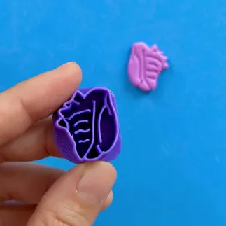 Cortador arcilla polimérica - concha