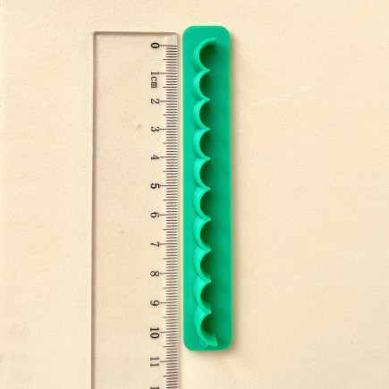 Cortador para arcilla polimérica línea ondulada