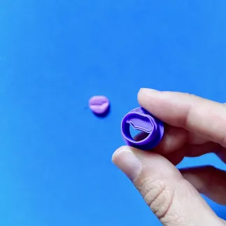 Cortador arcilla polimérica: mitad coco - Lylo Tools