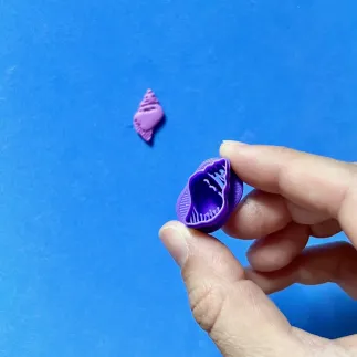 Cortador arcilla polimérica: caracola estilo 1 - Lylo Tools