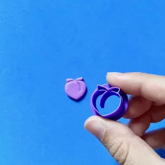 Cortador arcilla polimérica: melocotón - Lylo Tools