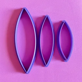 Cortador arcilla polimérica: óvalo fino - Lylo Tools