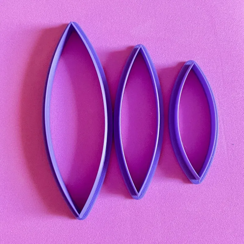 Cortador arcilla polimérica - óvalo fino