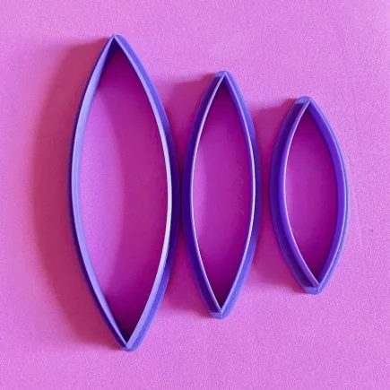 Cortador arcilla polimérica: óvalo fino - Lylo Tools