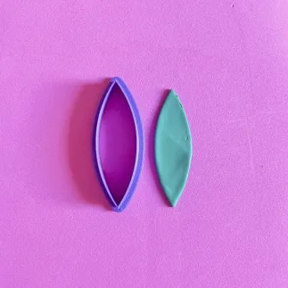 Cortador arcilla polimérica: óvalo fino - Lylo Tools