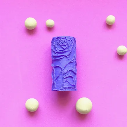 Rodillo textura para arcilla polimérica: rosas - Lylo Tools