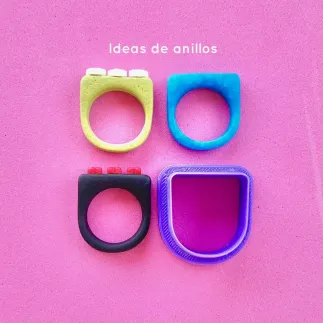 Set cortadores para arcilla polimérica - anillo cuadrado