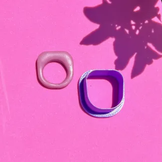 Set cortadores arcilla polimérica: anillo cuadrado esqui  - Lylo Tools