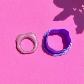 Set cortadores para arcilla polimérica: anillo orgánico - Lylo Tools