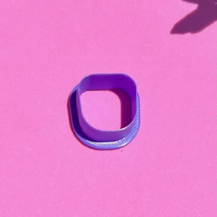 Cortador arcilla polimérica: anillo cuadrado esqui - Lylo Tools