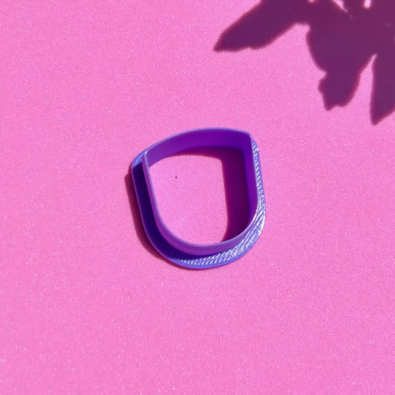 Cortador para arcilla polimérica - anillo arqueado