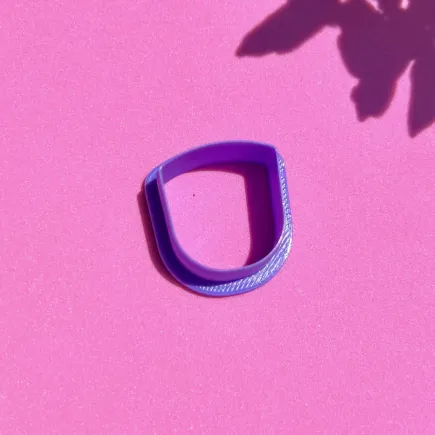 Cortador para arcilla polimérica - anillo arqueado