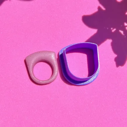 Cortador para arcilla polimérica - anillo arqueado