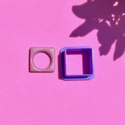 Cortador para arcilla polimérica: anillo cuadrado - Lylo Tools