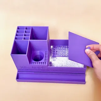 Caja organizadora para herramientas con caja de maicena - Lylo Tools