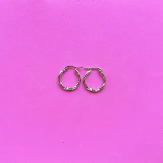 Aro de acero inoxidable forma trenzada