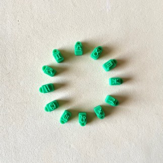 Sellos para arcilla con forma signos del zodiaco - Lylo Tools